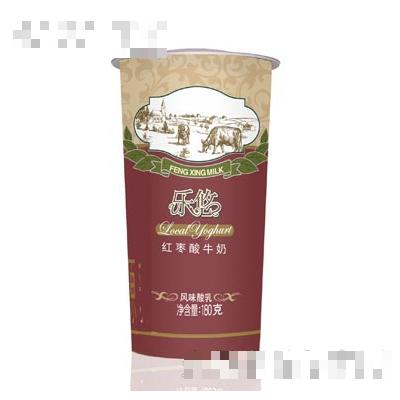 樂(lè)悠紅棗酸奶180g