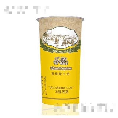 樂(lè)悠黃桃酸奶180g