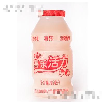 喜樂活力草莓果汁乳酸菌95ml