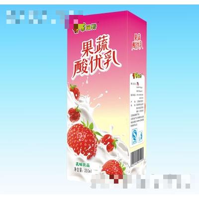 快樂田野果蔬酸優(yōu)乳250ml