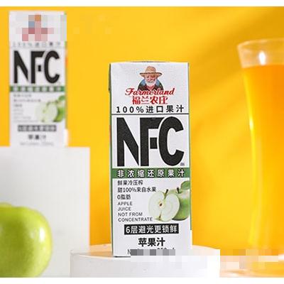 福蘭農(nóng)莊鮮果冷壓榨蘋果汁250ml