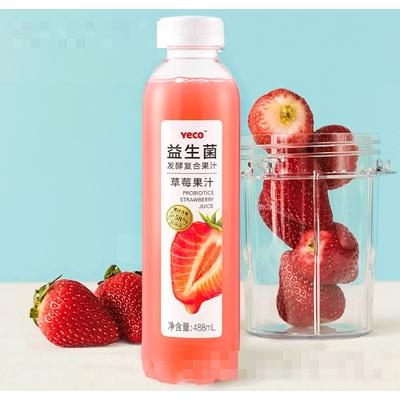 椰可益生菌發(fā)酵草莓果汁488ml