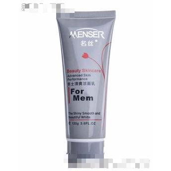 男士清爽潔面乳--120克