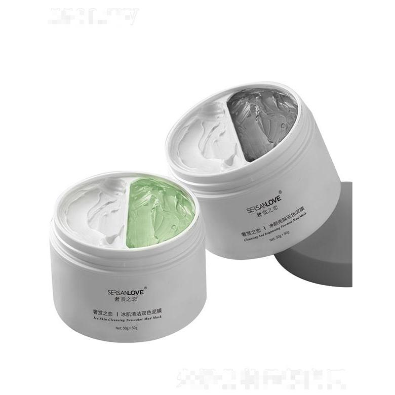 奢賞之戀冰肌清潔雙色泥膜 100g