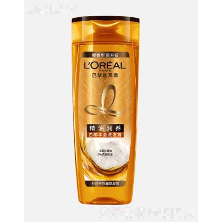 歐萊雅精油潤(rùn)養(yǎng)豐盈洗發(fā)露 400ml秀發(fā)清爽飄逸輕盈無負(fù)擔(dān)