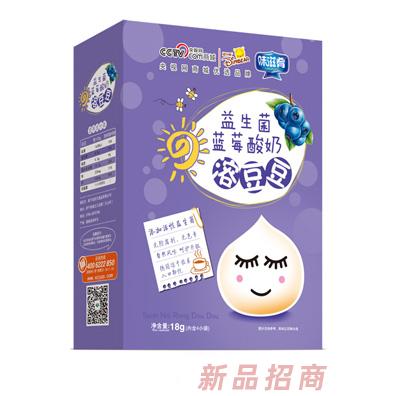 味滋肴藍莓獼猴桃原味紫薯多種口味益生菌酸奶溶豆豆
