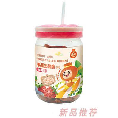 禾兜果蔬奶酪脆草莓芝士紫薯混合味無食用鹽無白砂糖奶酪棒