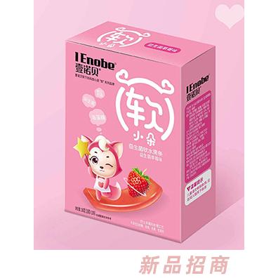 壹諾貝軟小朵益生菌草莓黃桃獼猴桃香蕉水果條盒裝小袋裝