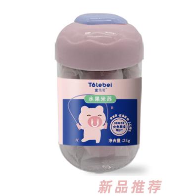 童樂貝水果米蘇火龍果酸奶香橙獼猴桃味水果兒童米餅代理