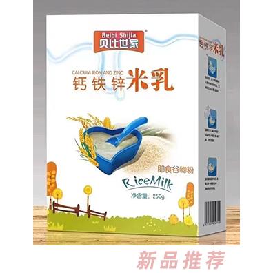 貝比世家鈣鐵鋅米乳 盒裝