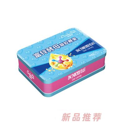 智慧嘉富鋅酵母+果蔬鐵+乳鈣+魚油+藻油DNA凝膠糖果30.4g