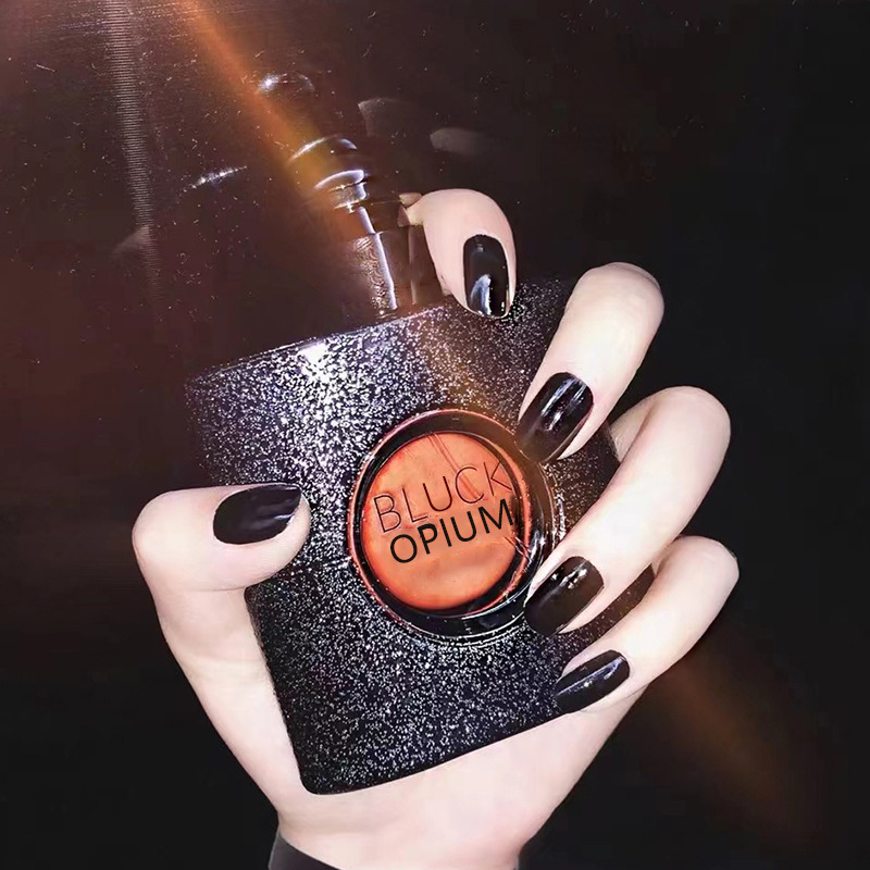 抖音快手爆款黑鴉片女士香水持久淡香黑咖啡學(xué)生平價香水批發(fā)50mlOEM代加工