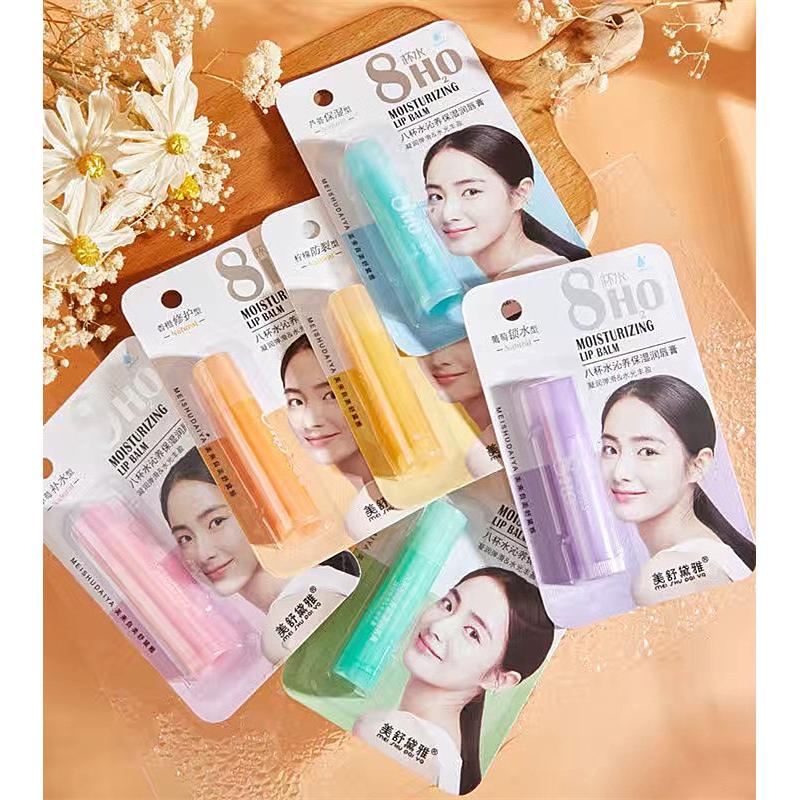 八杯水潤唇膏保濕補(bǔ)水滋潤無色學(xué)生款護(hù)唇女士唇膏學(xué)生多種味批發(fā)OEM代加工
