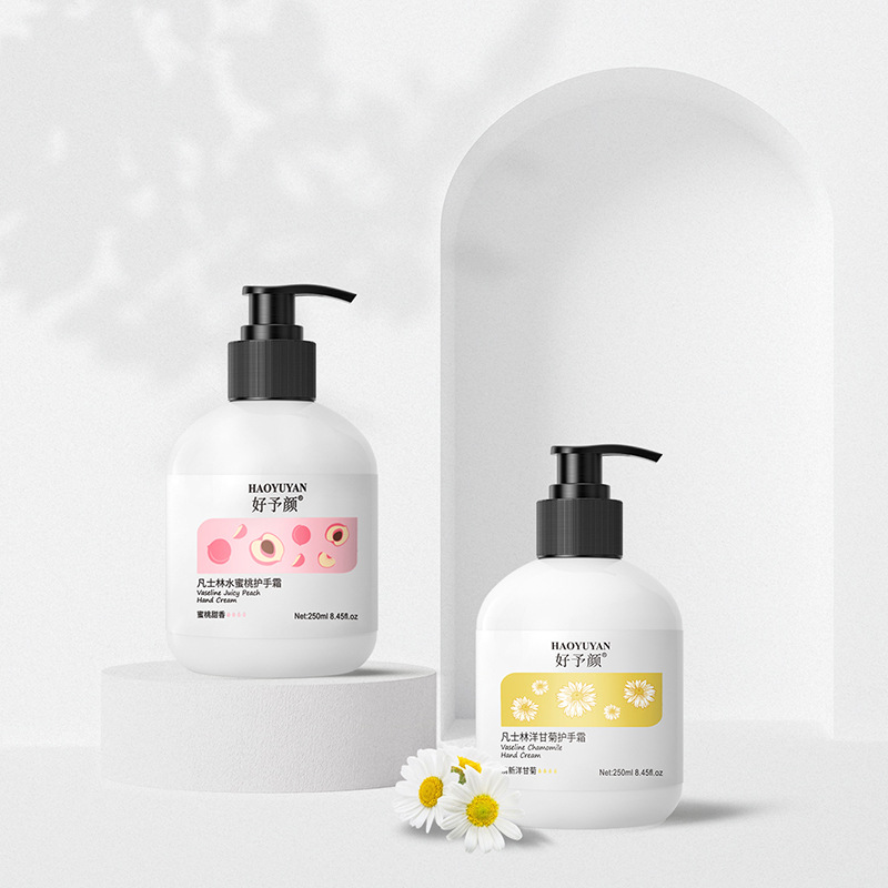 正品洋甘菊水蜜桃護(hù)手霜伴手禮香水護(hù)手霜按壓嫩白護(hù)手霜正品批發(fā)OEM代加工