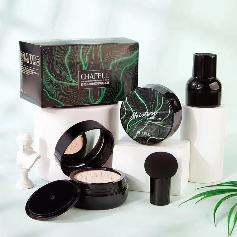 跨境小蘑菇頭氣墊bb霜 蘇妮薩同款sunisa保濕補水遮瑕膚色OEM代加工