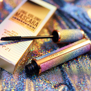 網(wǎng)紅同款莉茲星空4d纖長(zhǎng)睫毛膏濃密卷翹防水防汗不暈染不掉色彩妝oem代加工