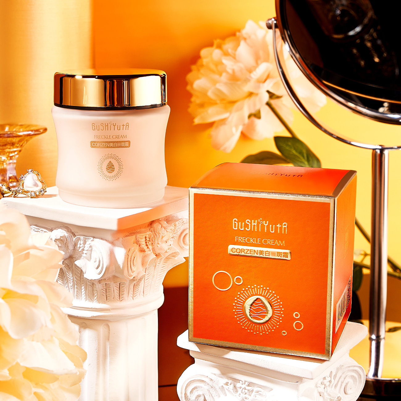 故事與她CQRZEN美白霜淡斑面霜OEM代加工