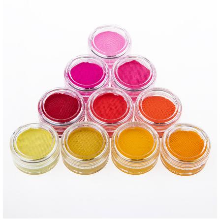10g盒裝裝啞光臉部彩繪水性顏料OEM代工