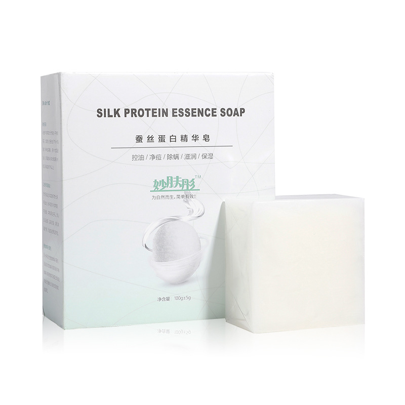 蠶絲拉絲皂 手工皂精油除螨皂香皂oem代加工