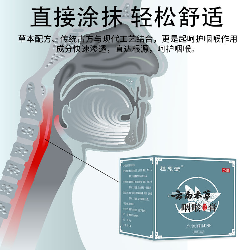 異物感慢性腫痛干癢干咳膏OEM代加工