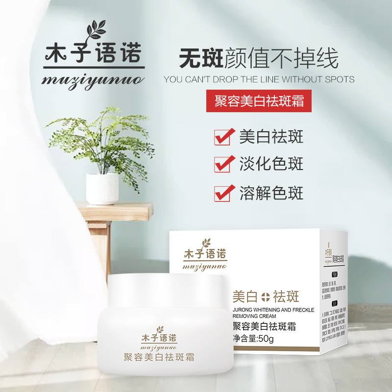 木子語(yǔ)諾聚容美白祛斑霜OEM代加工