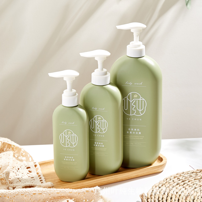 葉純沐浴露家庭裝大瓶持久留香男女沐浴液oem代加工