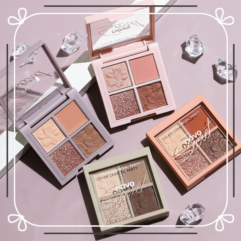 NOVO櫻花物語四色眼影oem代加工