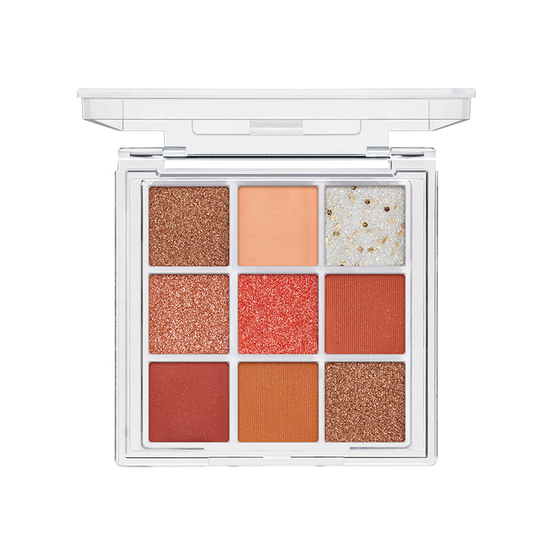 奧蘭諾彩妝慕斯九色眼影OEM代加工