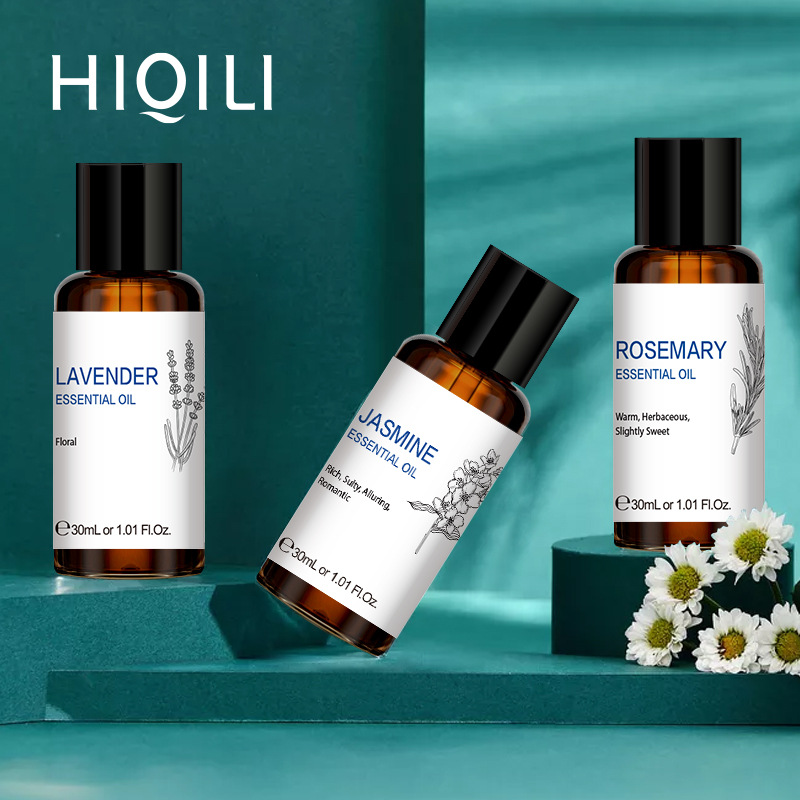 HIQILI香薰精油30ml薰衣草玫瑰茶樹(shù)OEM代工廠