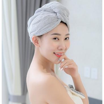 賽奧 加厚高密珊瑚絨干發(fā)帽女 型號(hào)gBi90aMn5 柔軟吸水一次性印花OEM代加工