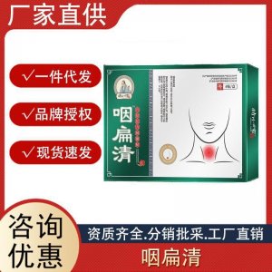 時珍世家咽扁清穴位壓力刺激貼4貼盒裝頸部源頭廠家批發(fā)一件代發(fā)
