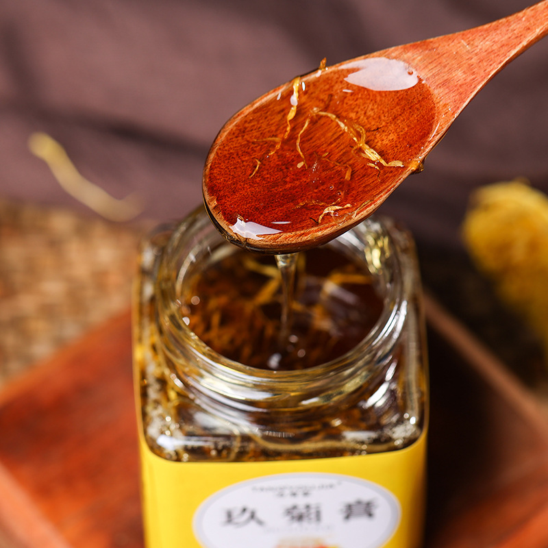 菊花蜂蜜玖菊膏傳統(tǒng)手工古法熬制濃縮養(yǎng)生滋補(bǔ)膏滋可批發(fā)一件代發(fā)OEM代加工
