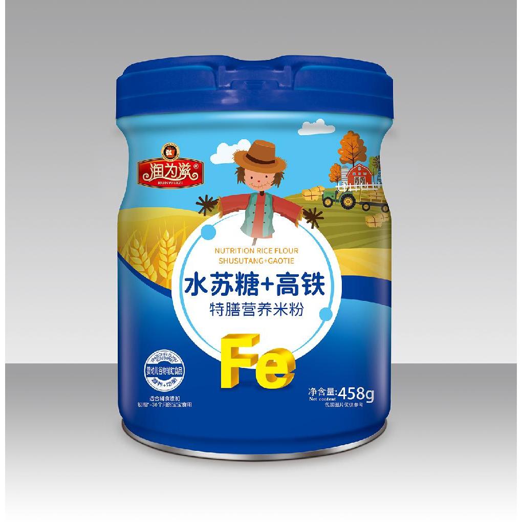 嬰幼兒營養(yǎng)米粉-水蘇糖+高鐵OEM代加工