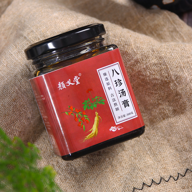 八珍湯膏滋八珍湯茶 女性姨媽膏滋膏方 枇杷秋梨膏300g 工廠代發(fā)OEM代加工