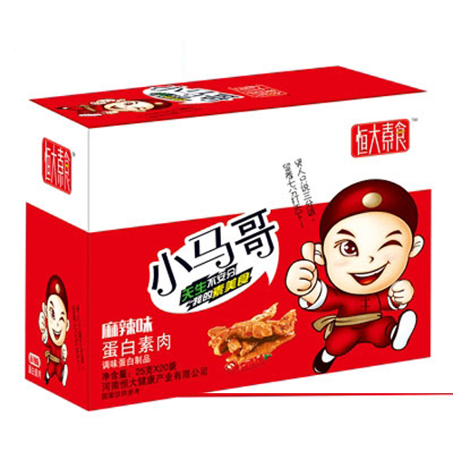 恒大素食小馬哥麻辣味蛋白素肉25gx20袋.jpg