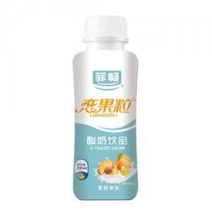 菲暢戀果粒酸奶飲品330ml-黃桃