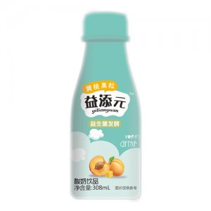 益添元酸奶飲品308ml瓶型-黃桃