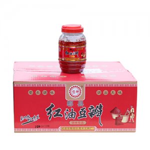 恒坤郫縣紅油豆瓣箱裝750gX12瓶