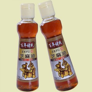 百年褚氏 100%純芝麻油225ml