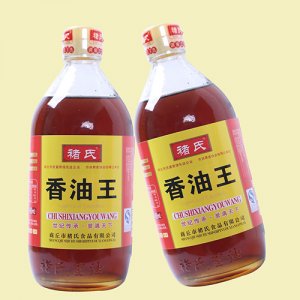 褚氏香油王 100%濃香芝麻調和油450ml