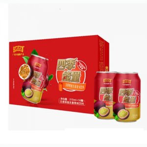 王老吉百香果維生素果味飲料310mlX16