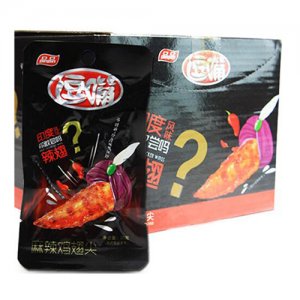 品品麻辣雞翅尖盒裝30g