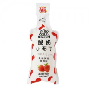 嘉濃酸奶小布丁草莓味100g