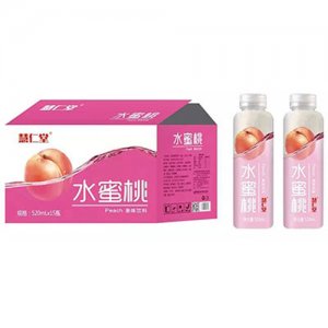慧仁堂水蜜桃果味飲料520mlx15瓶